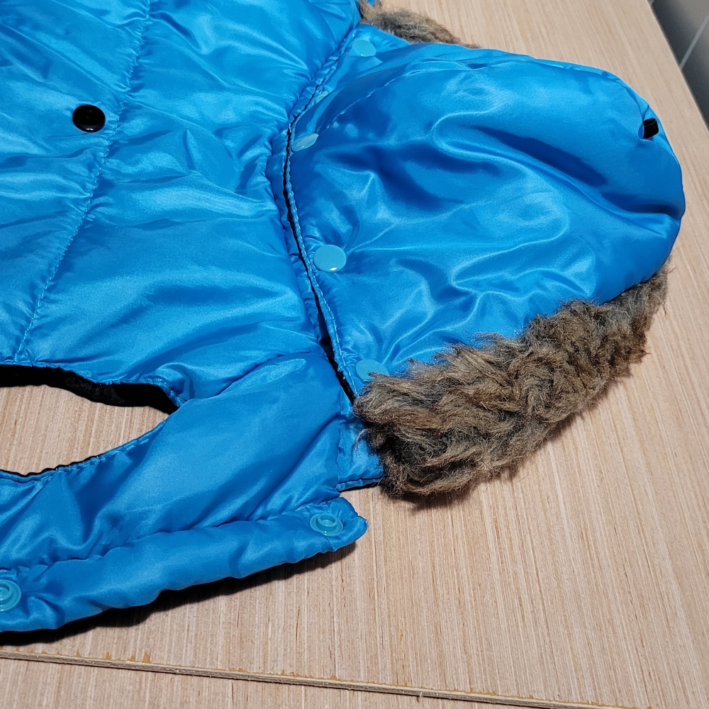 Dogs Blue Hooded Jacket - Picture 4 of 15